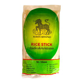 Picture of a 400g bag of Kirin Brand XL 10mm Rice Stick Noodles